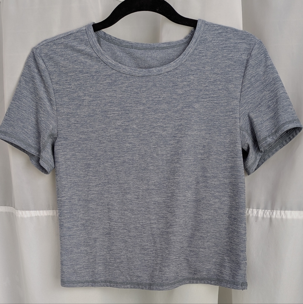 Women's FLX Wander Slim Fit Short Sleeve Cropped Shirt L